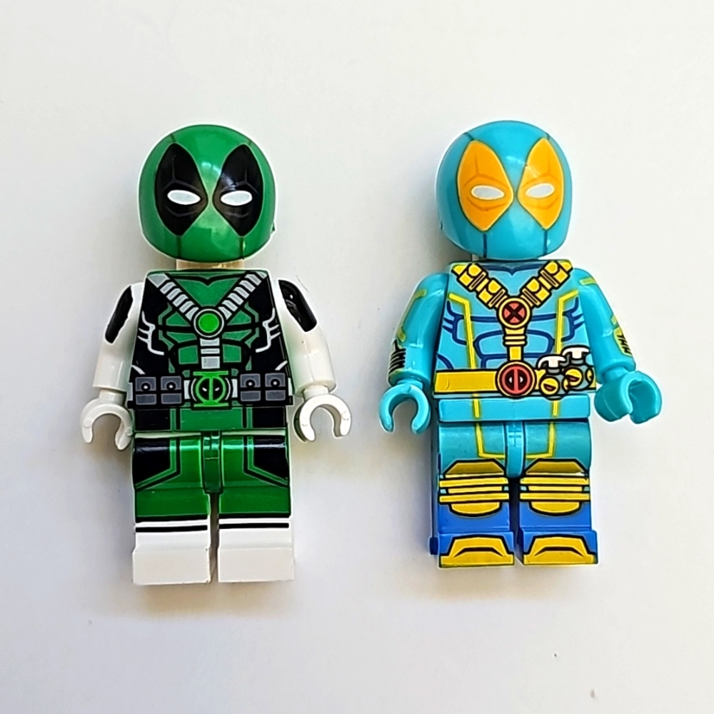 Lot of 7 Deadpool Lego Compatible Minifigs Minifigures - Picture 6 of 10